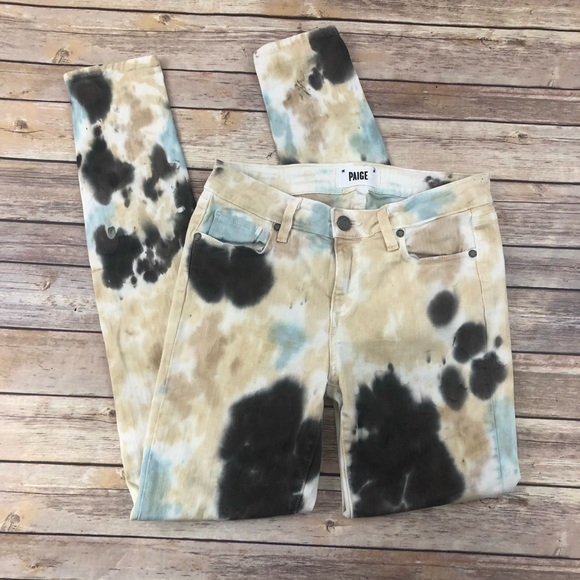 PAIGE Denim - PAIGE ultra skinny tie dye jeans